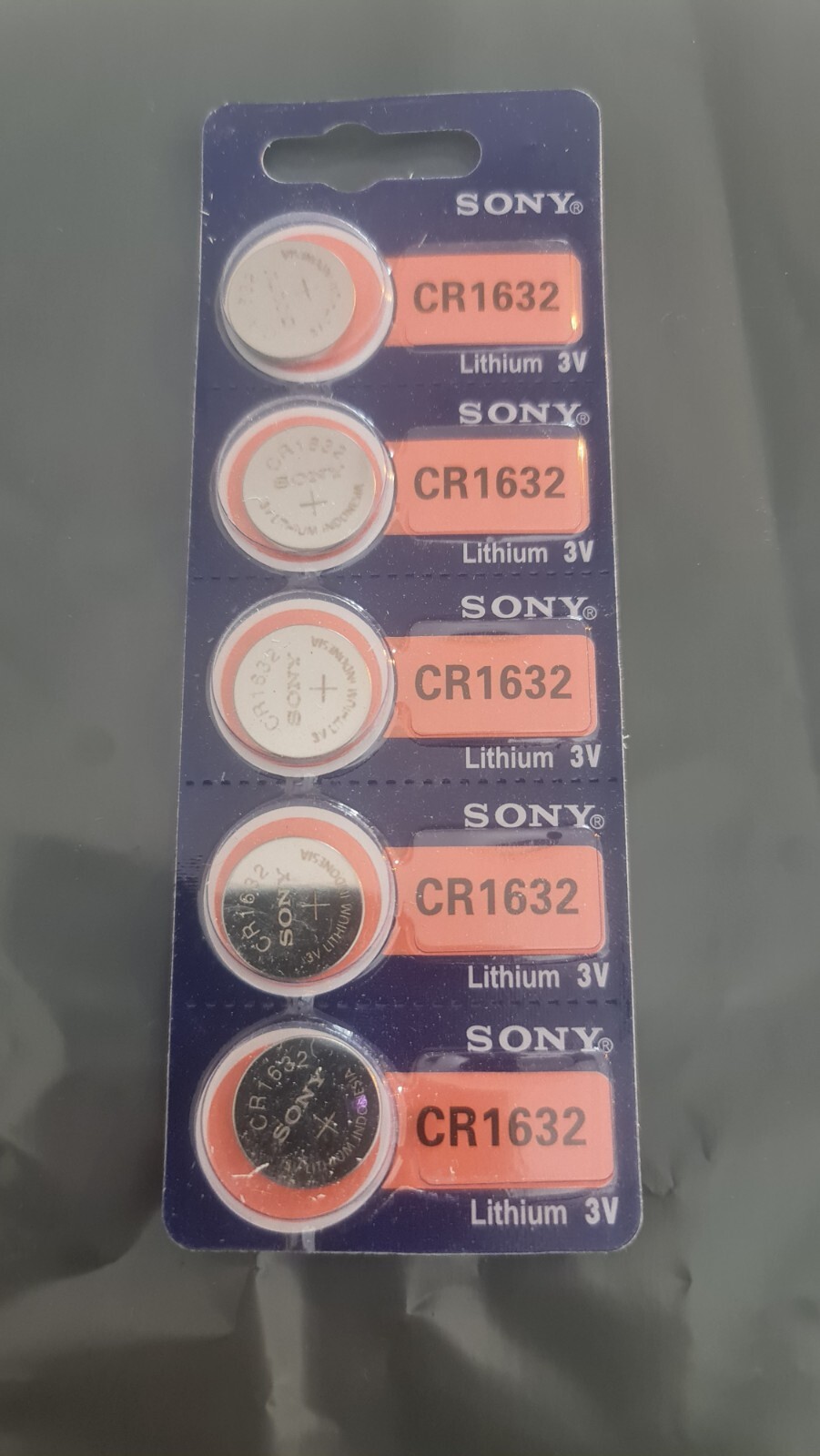 Sony 3V Lithium Batteries Coin Cells CR1632 Exp 2030