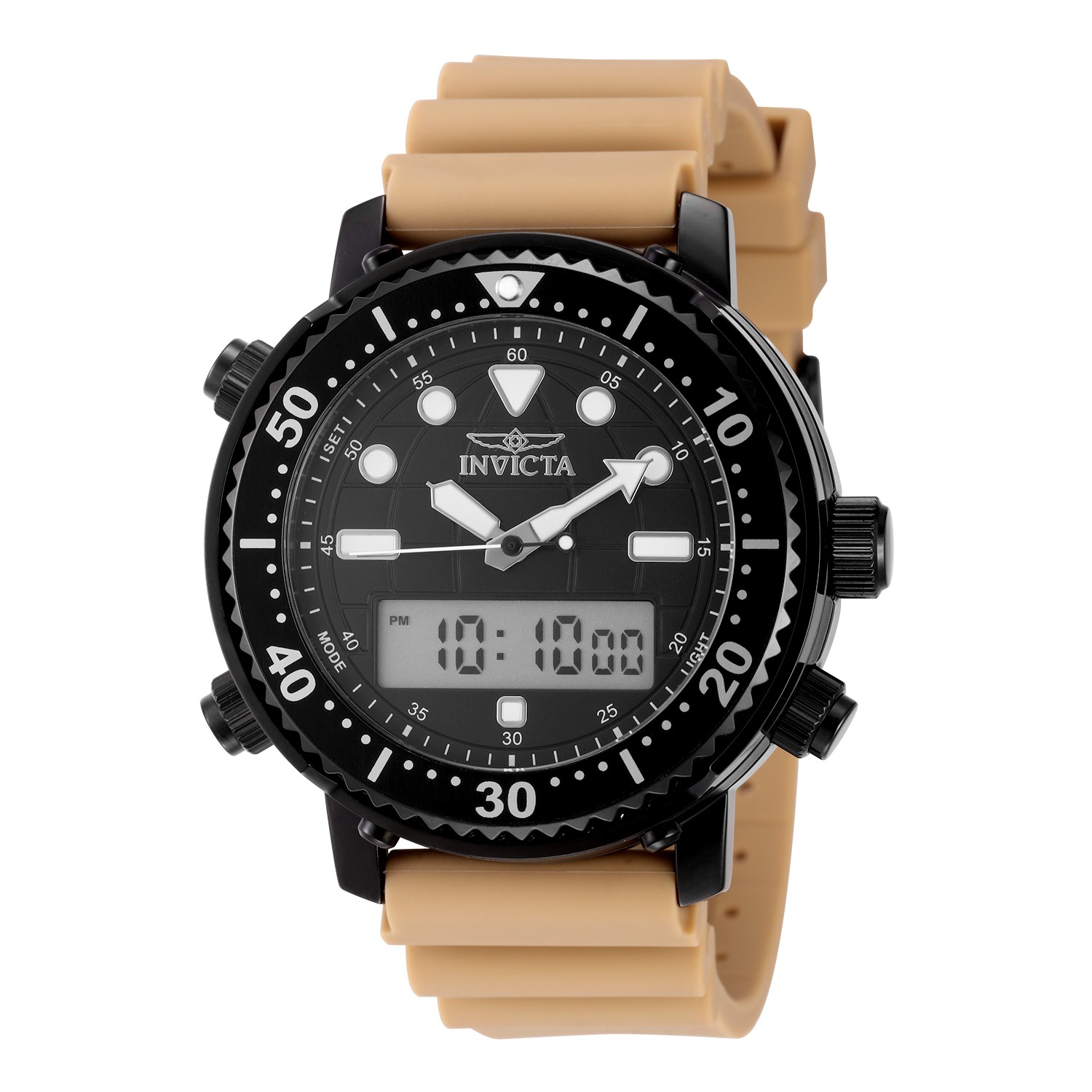 Invicta Men’s Pro Diver 46.5mm Digital Chronograph Watch IN-49452