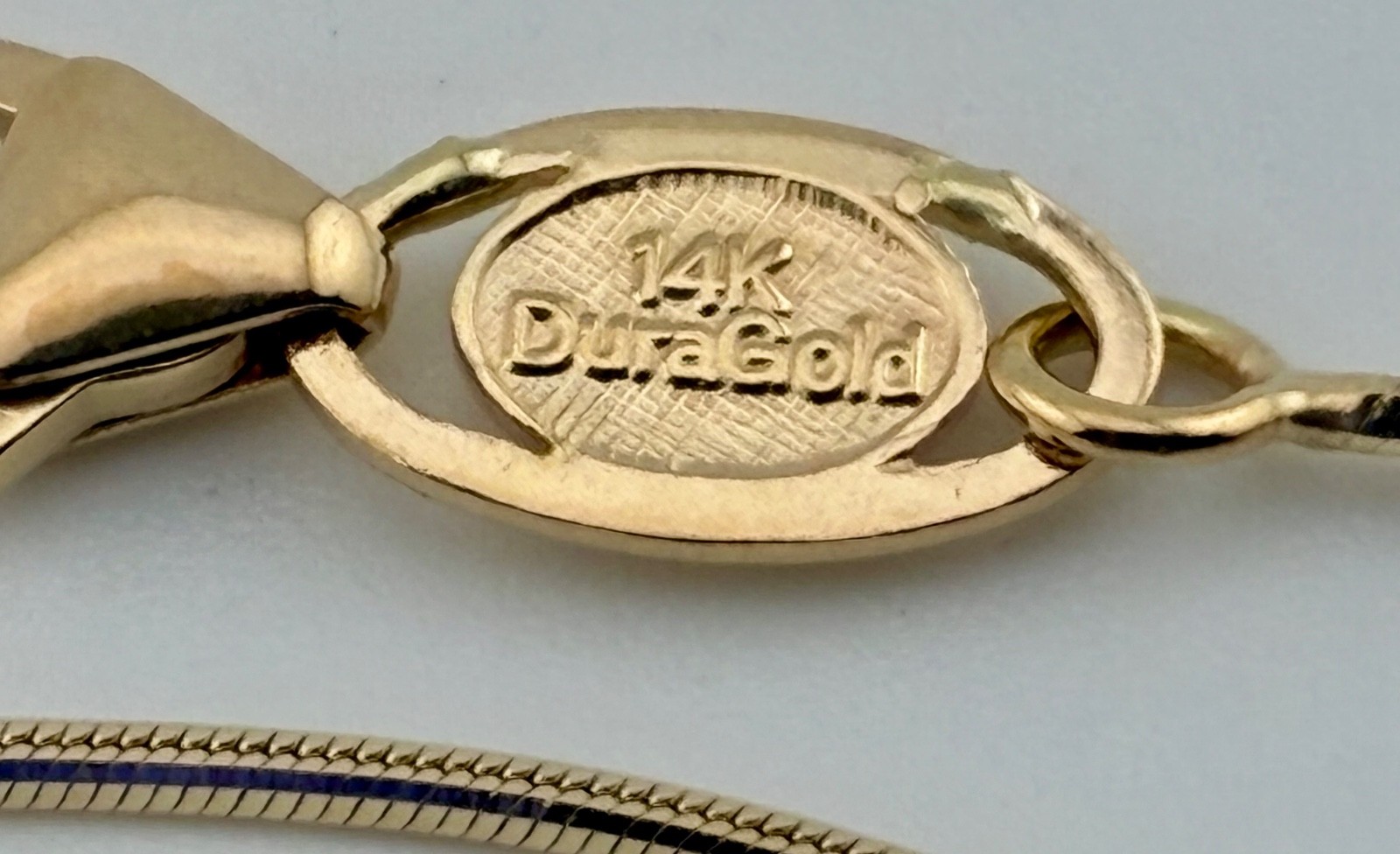 14K DuraGold Italy Yellow Gold Snake Chain Necklace 24″ (60.96 cm) 4.18g