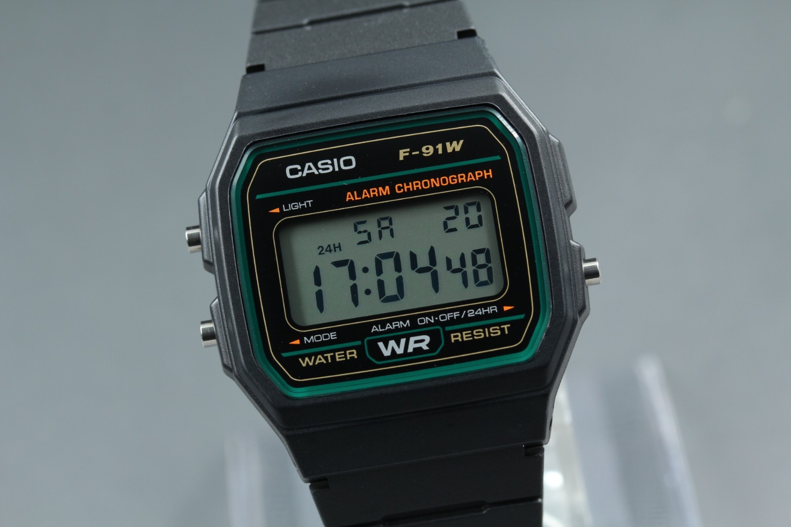 CASIO F-91W-3JH Green Digital Watch CASIO Collection Japan Model JDM New