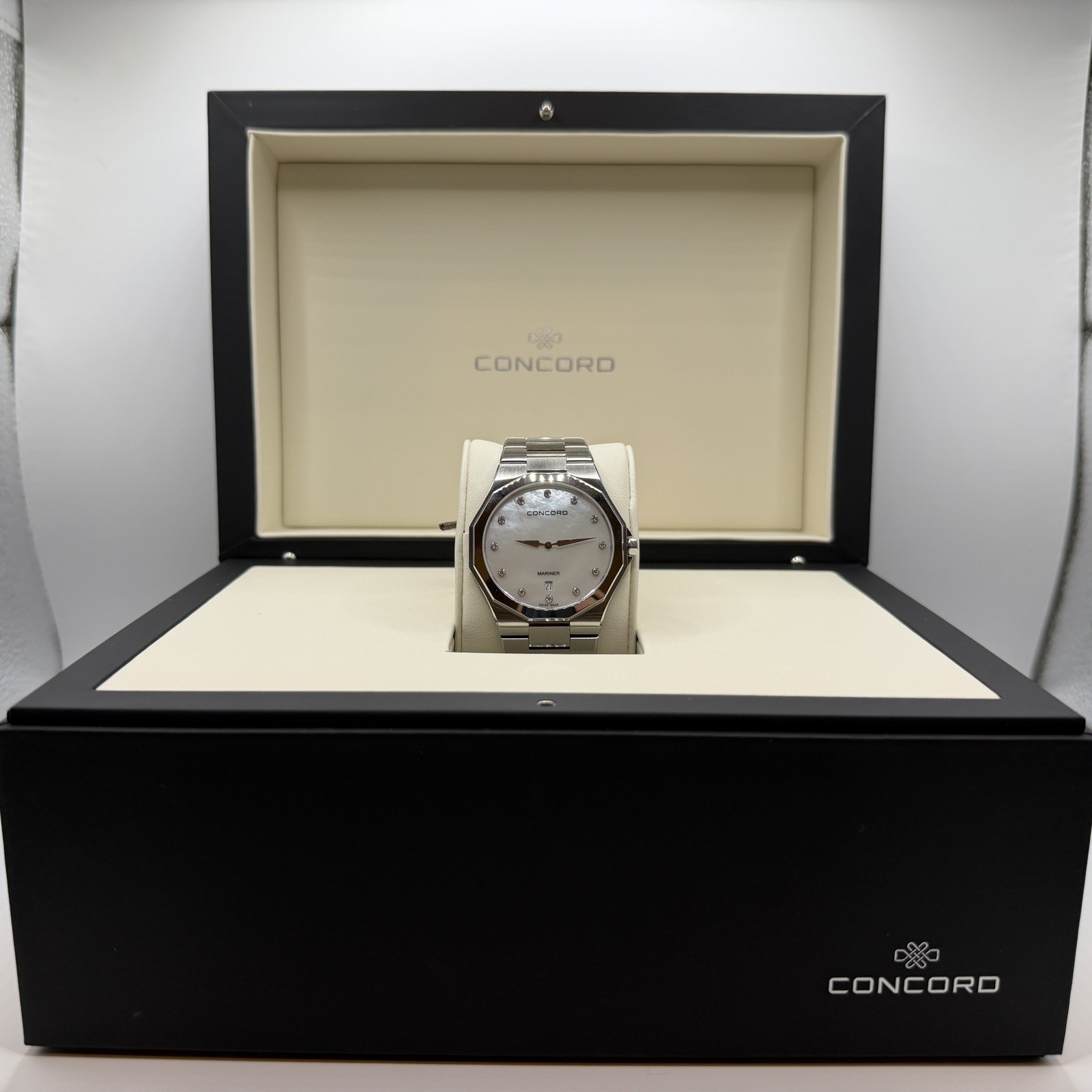 Concord Mariner 05.1.14.1186 40 mm Steel MOP Diamond Dial Men’s Watch 0320512