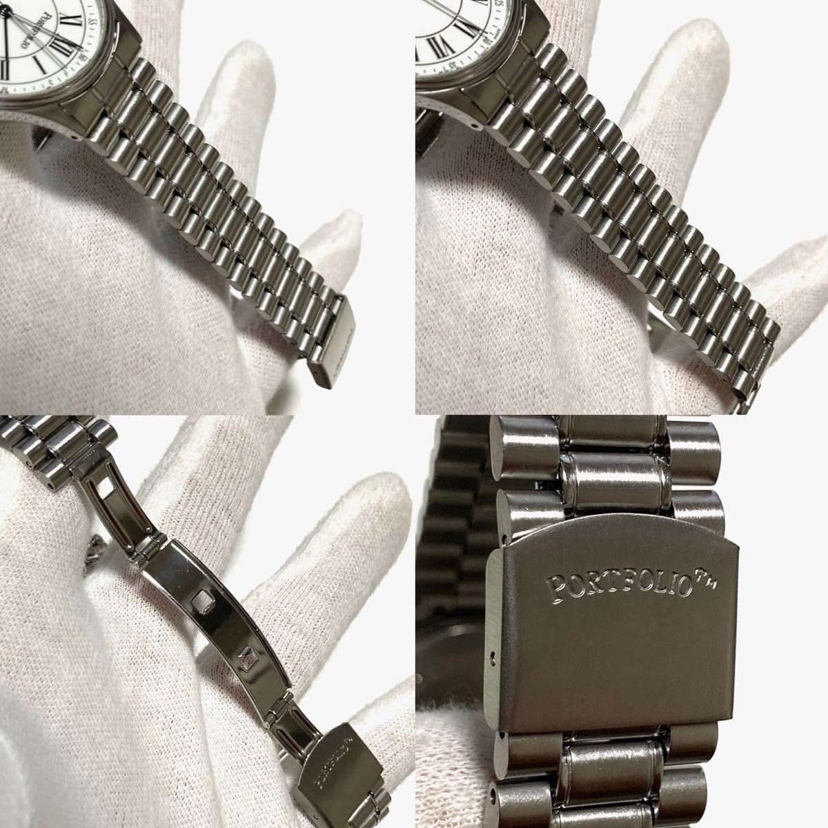 [B1P] Tiffany Portfolio Roman Index Mens Quartz Stainless Steel Watch [w9t]