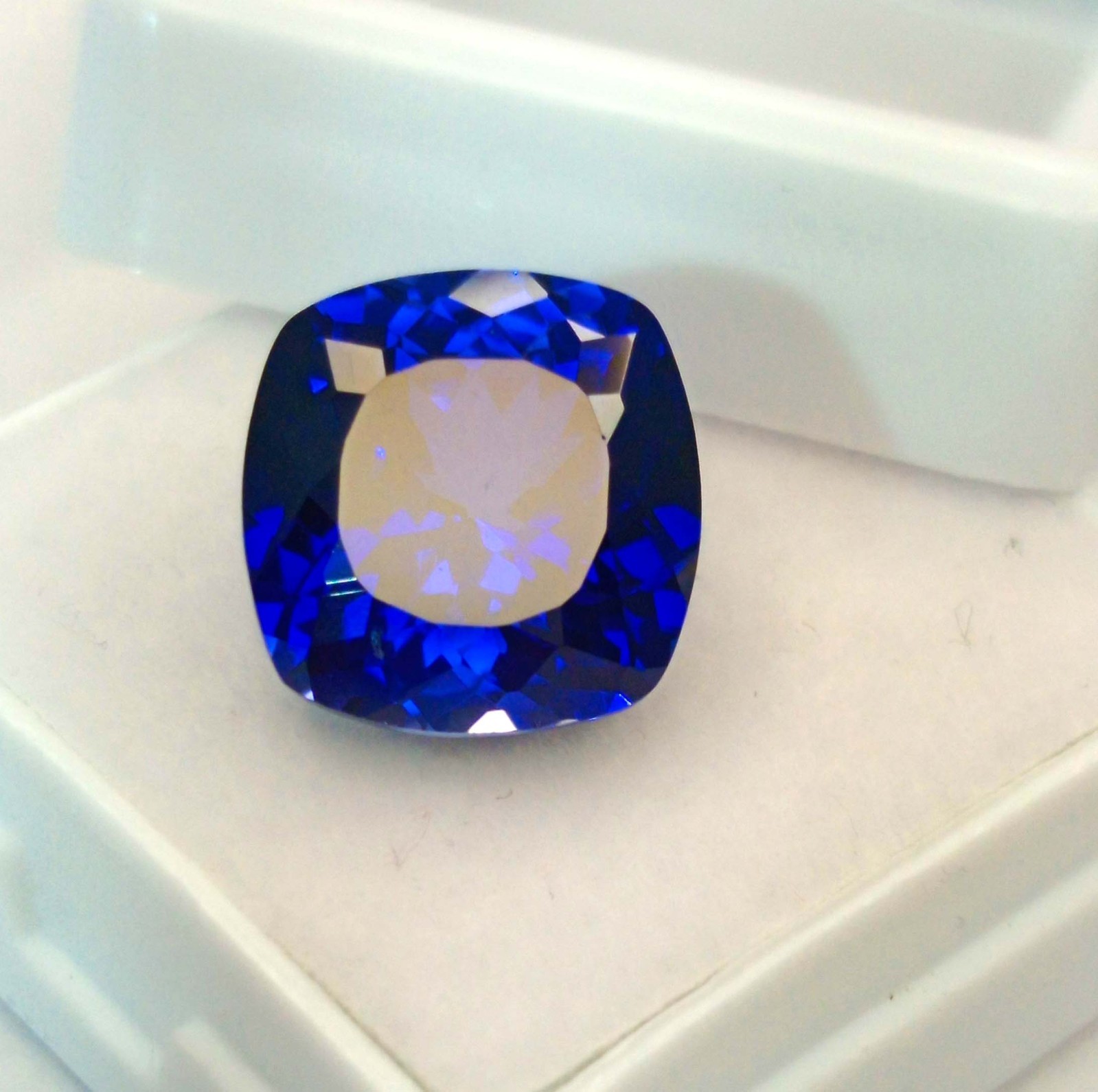 Blue Tanzanite Cushion Cut 9-11 Ct Natural Certified Loose Gemstone RK289