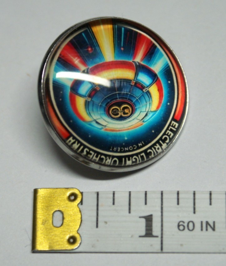 E L O Rock and Roll Logo Metal Lapel Pin Hat Pin Tac A147