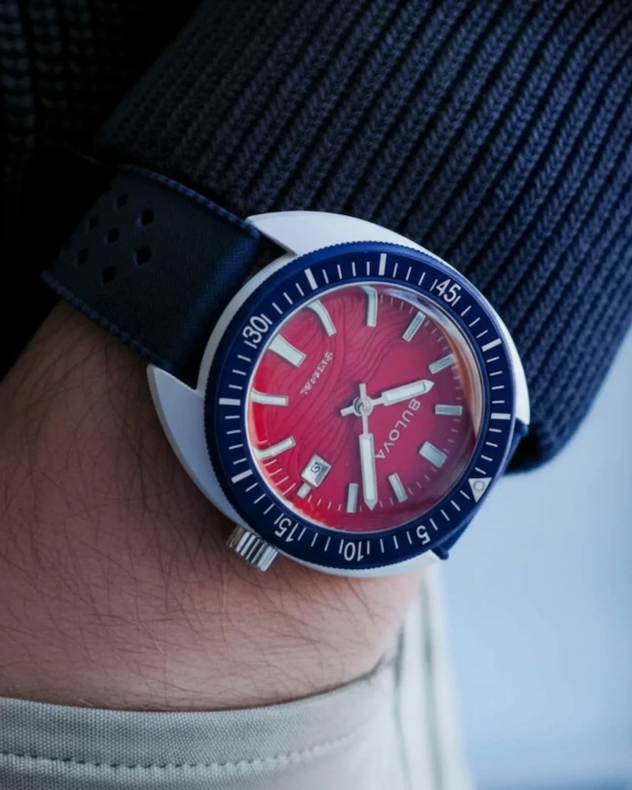 *BRAND NEW* Bulova Snorkel Quartz America’s 250th Anniversary Men’s Watch 98B474