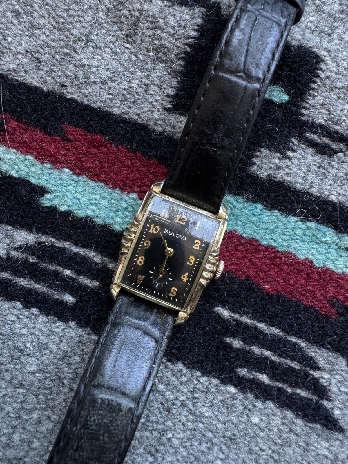 1950’s Bulova President Manual Wind Watch. Winding & Running.
