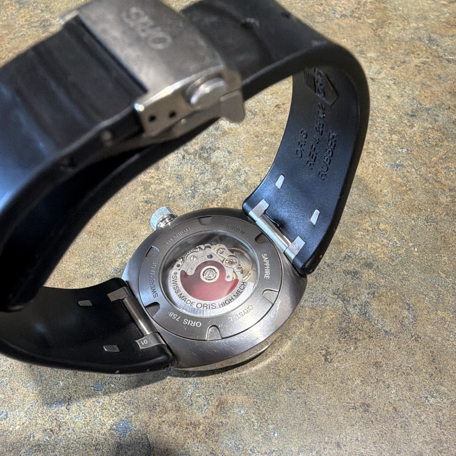 Oris Artix GT Automatic Day/Date 44mm Steel Black Dial 100m Rubber Strap