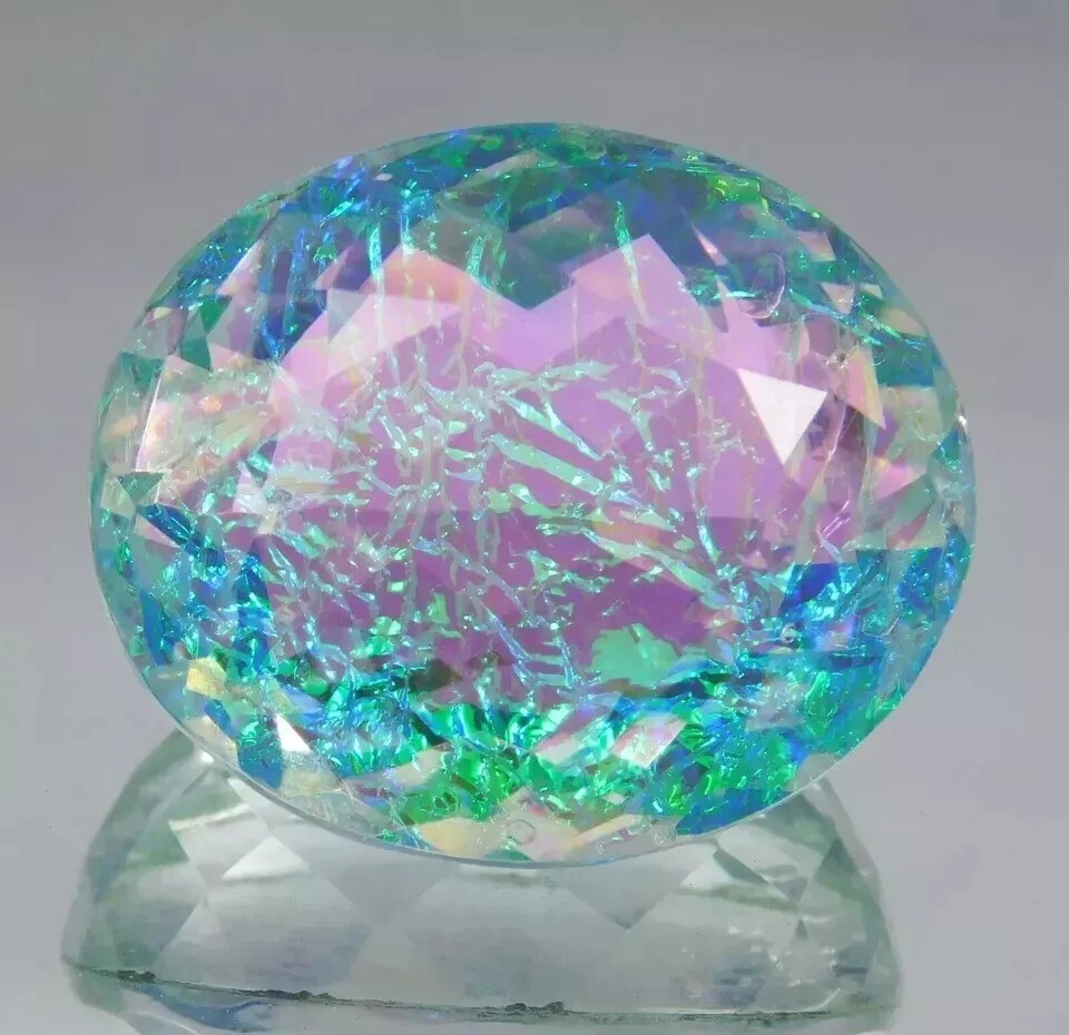 Monarch Fire Opal Doublet Certified 55.01 + Ct Natural Oval Cut Loose Gemstone