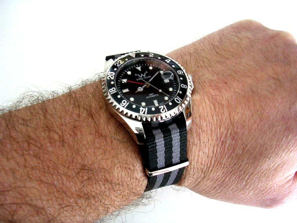 19mm NATO G10 ® Premium nylon watch band strap RAF Bond IW SUISSE 18 20 22 24mm