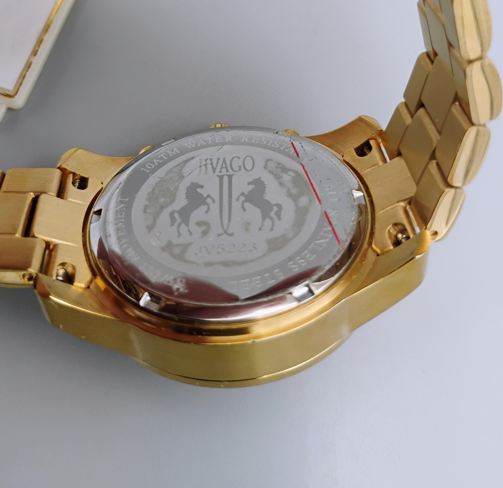 Jivago JV5223 Infinity Chronograph Gold-tone Swiss Watch