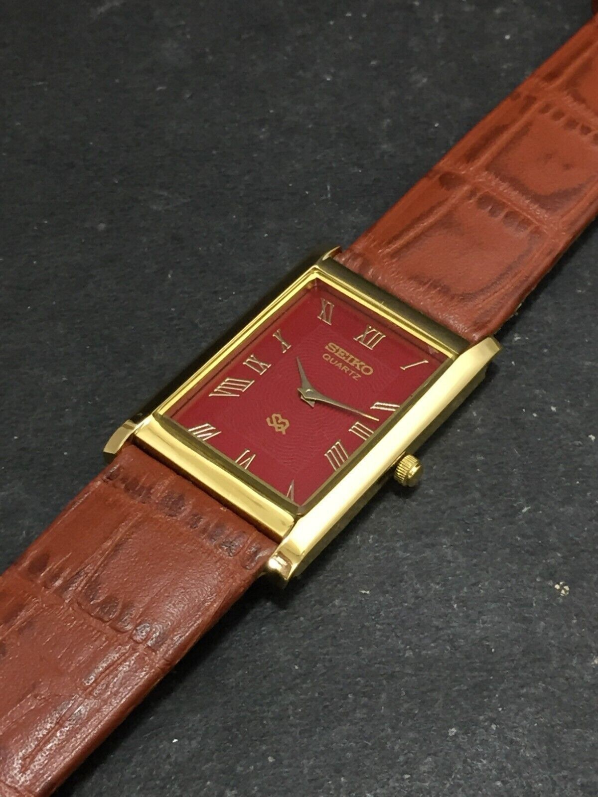 Vintage Seiko Slim Quartz Men’s Wrist Watch – Comes With New Battery, New Band