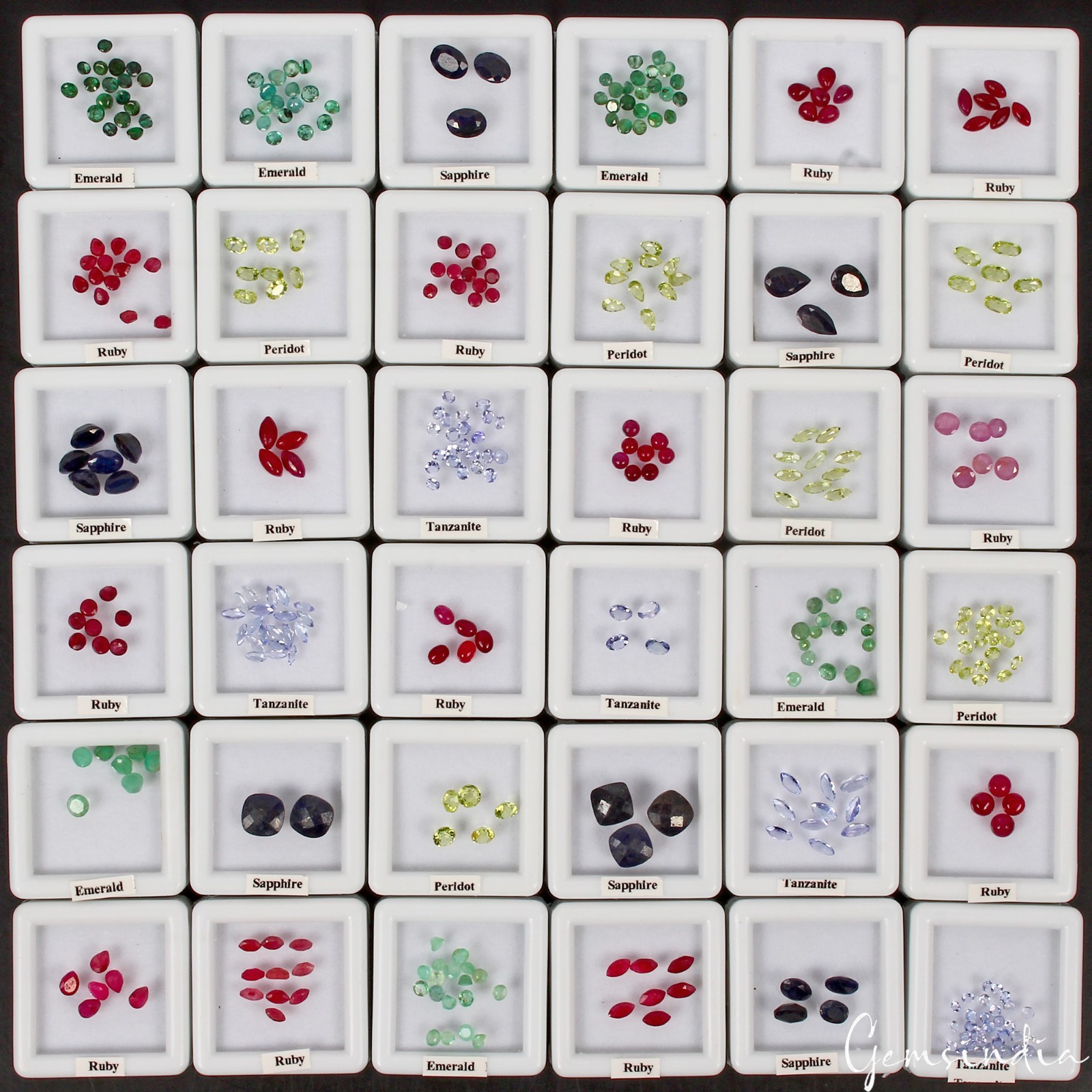 362 Pcs Estate Genuine Semi Precious Loose Mix Cut Multi Gems 36 Lot Collection