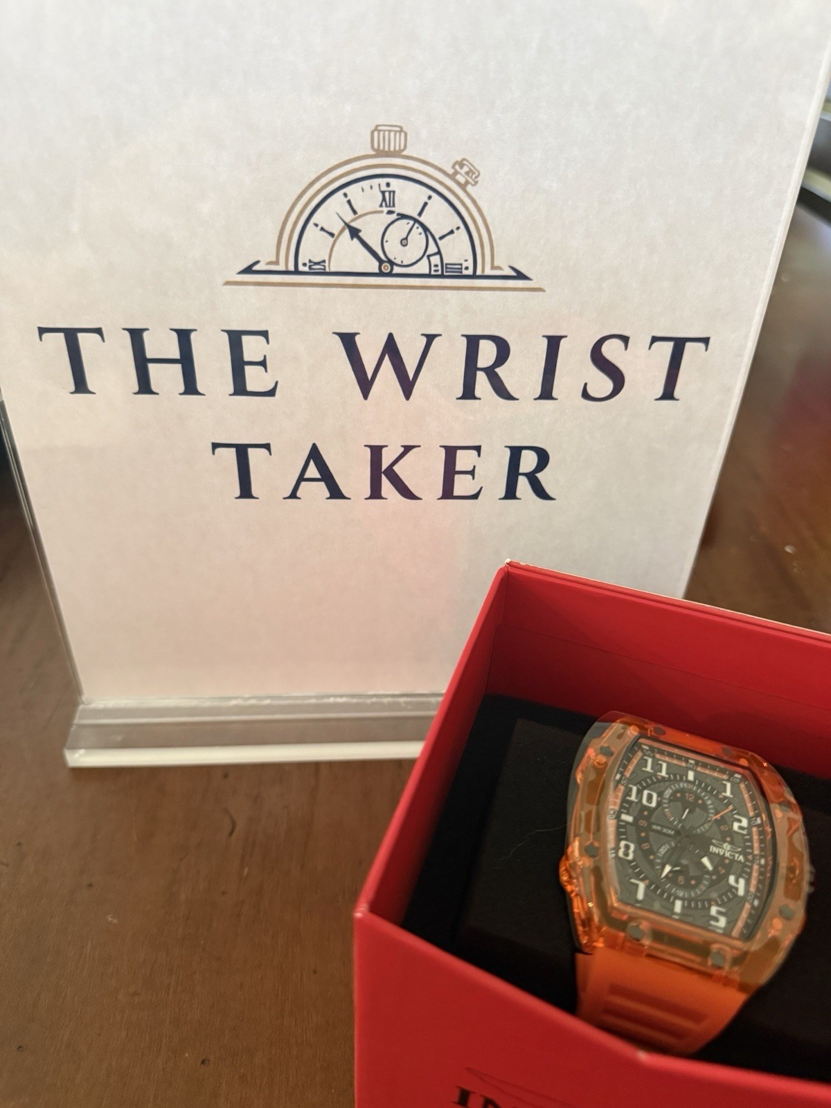 Invicta Racing Cyclone Men’s Watch – 48.5mm Orange (48718)