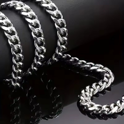 Stainless Steel Chain Necklace for Men Punk Neck Male Chains Jewelry Accessories