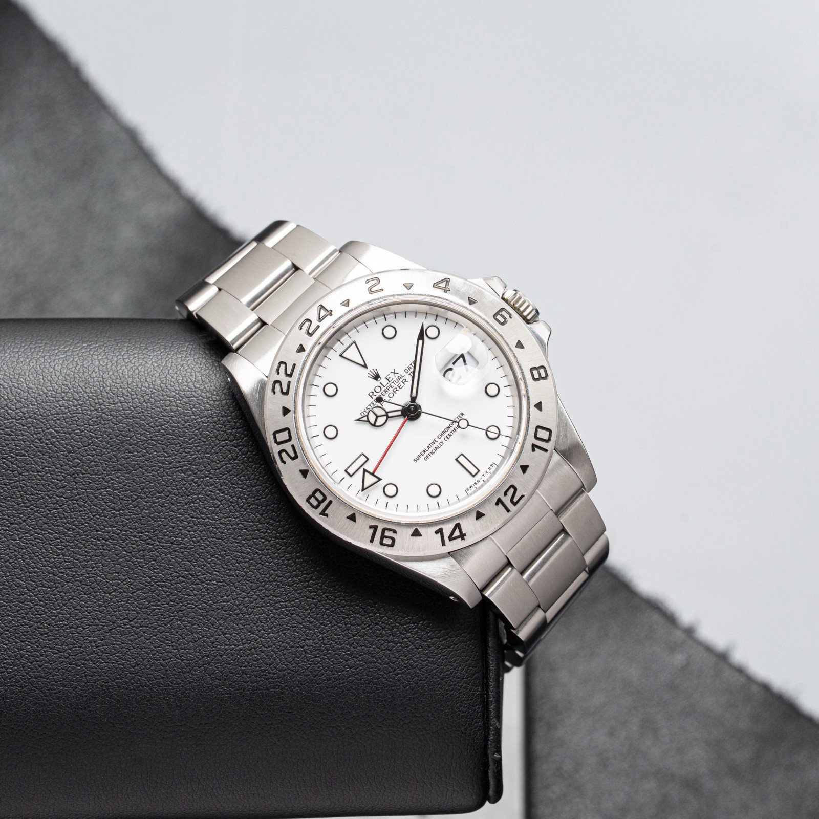 1995 Rolex Explorer II White 16570 40mm Polar