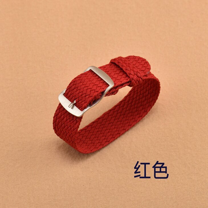 Long Strap PL Nylon Watch Band Bracelet 14mm 16 18mm 20mm 22mm Weave Wrist Strap