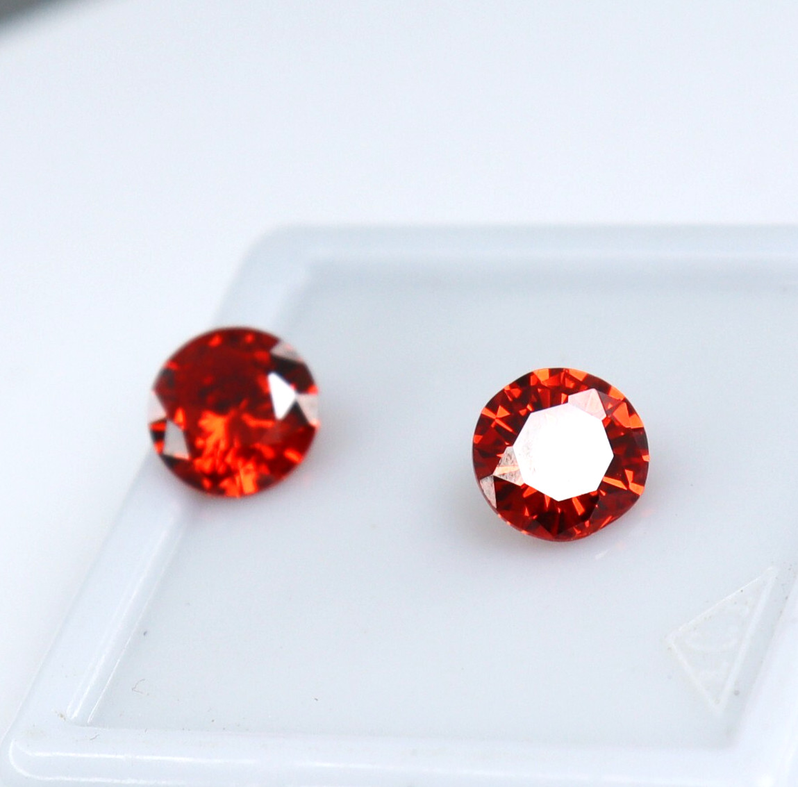 2.80 Ct Certified AAA+ Quality Natural Orange Sapphire Loose Gemstone Round Cut