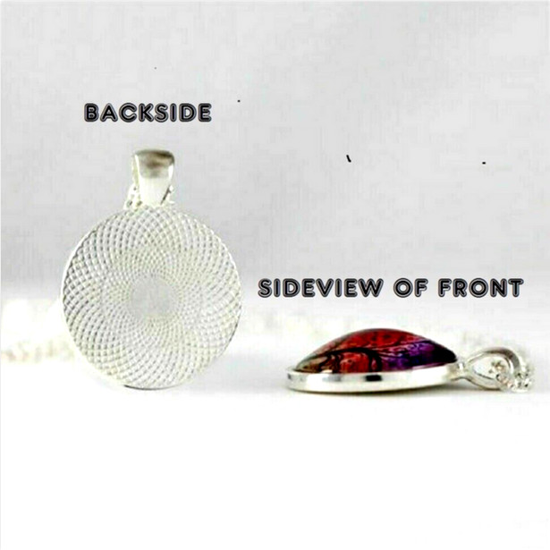 VERY RARE BLACK CAT PSYCHIC WITCH ART Pendant 925 Sterling Silver 20″ Necklace