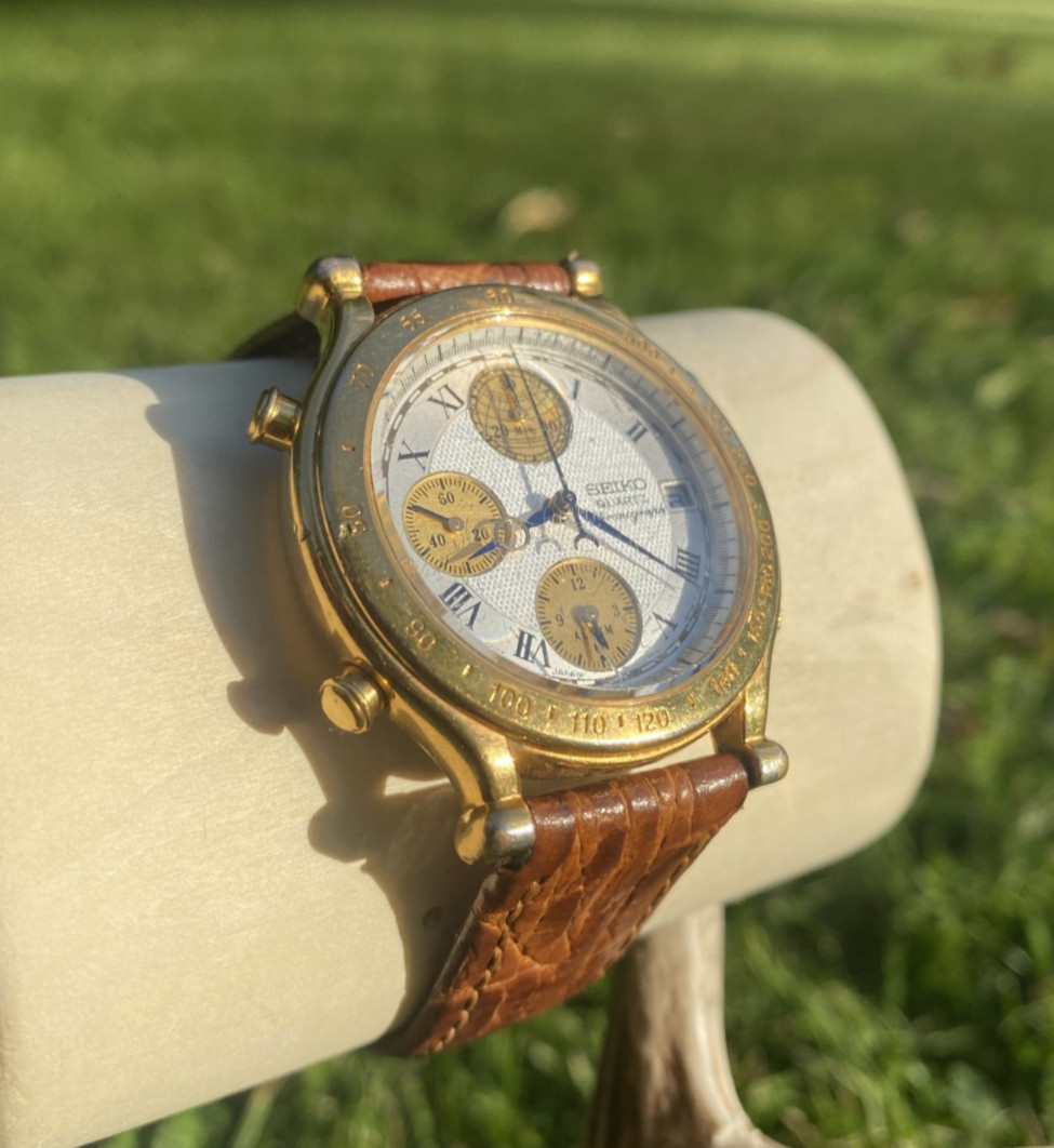 Seiko Age Of Discovery, Quartz Chronograph Alarm 7T32- 6E50