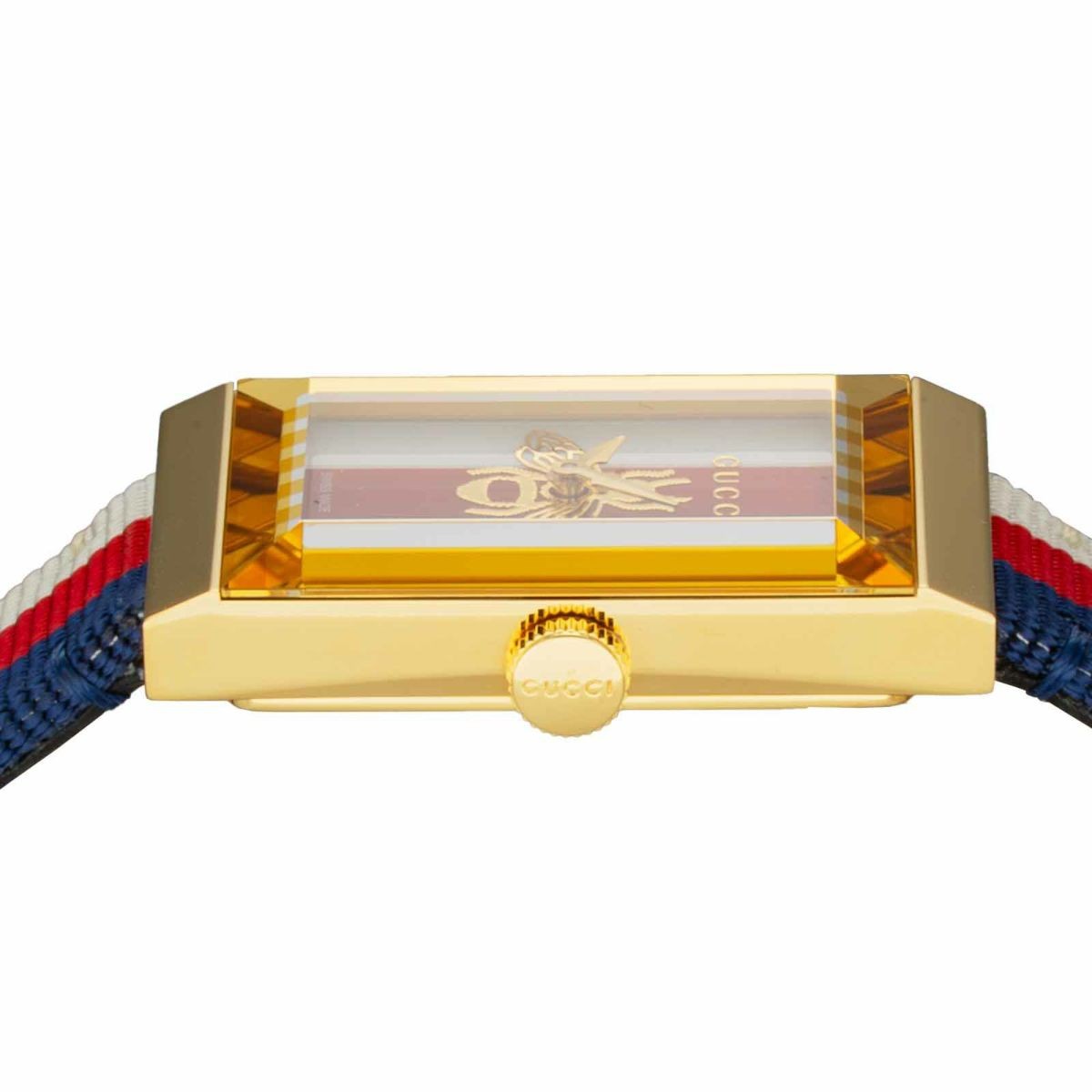GUCCI YA147409A G-Frame Quartz Analog Multicolor