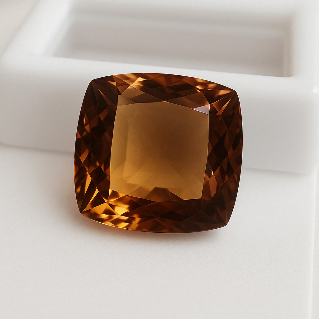 Brazil Diaspore Cushion Cut 14.30 Ct Color Change Alexandrite Effect Gem