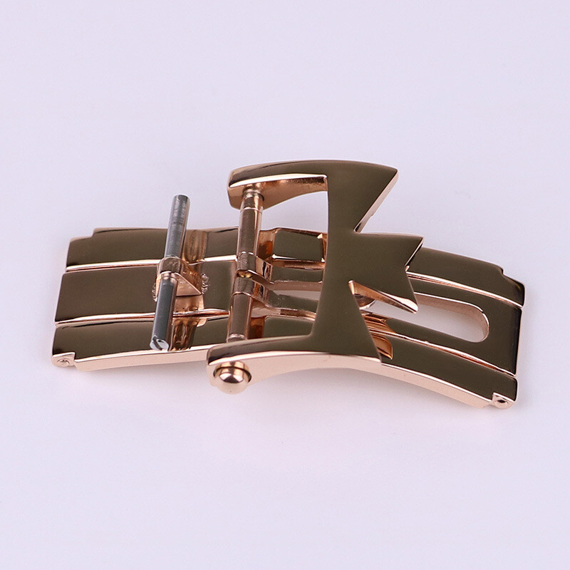 Stainless Steel Double Push Butterfly Buckle 18mm 20mm For Vacheron Constantin