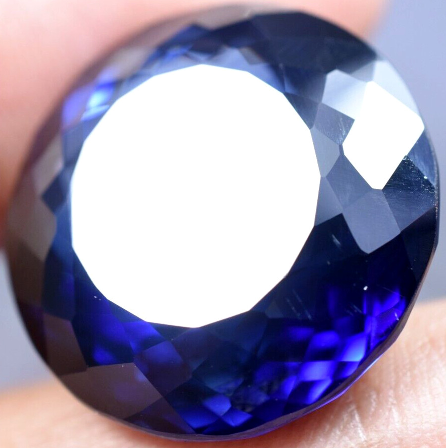 Natural 40.55 Ct GIGANTIC Royal Blue Sapphire GGL Certified Loose Gemstone