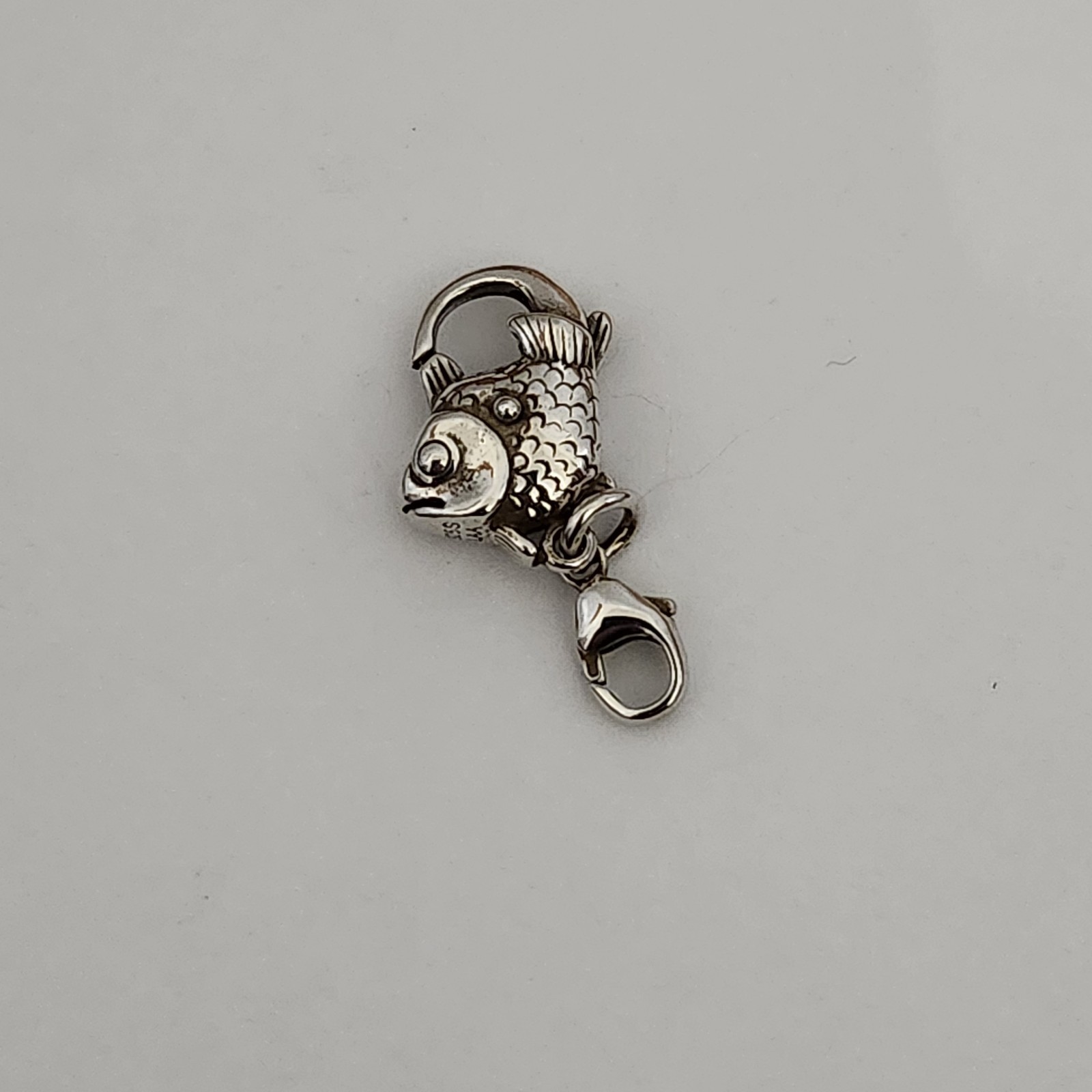 Authentic Trollbeads, Retired, Big Fish Lock #10102, Sterling Silver, NEW!