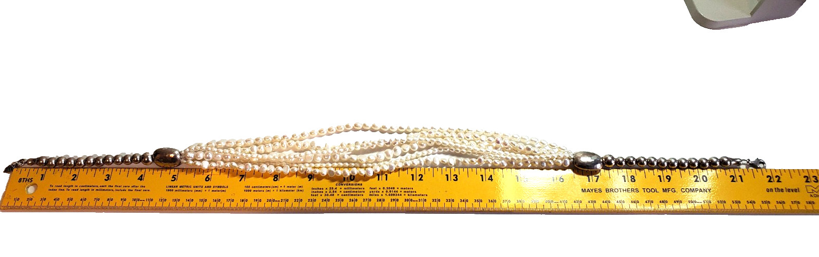 Silpada Necklace Freshwater Pearl Brushed Sterling Silver Beaded N1565 21 Inches