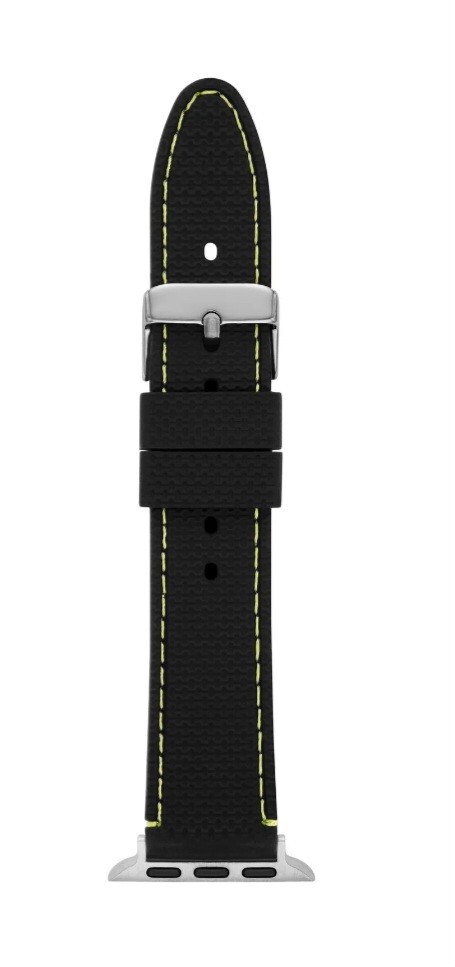 New Watch Band Black & Lime Green Compatible With Apple Watch 38MM, 40 MM