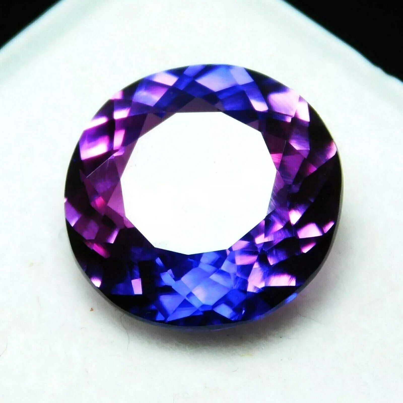 Rare Purple Tanzanite 5-7 Ct Round AAA+ Certified Loose Gem Natural