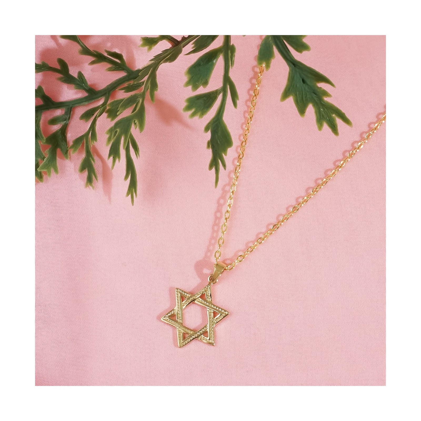 PORI JEWELERS 14K Yellow Gold Star of David Hexagram Pendant Fine Jewelry Bes…