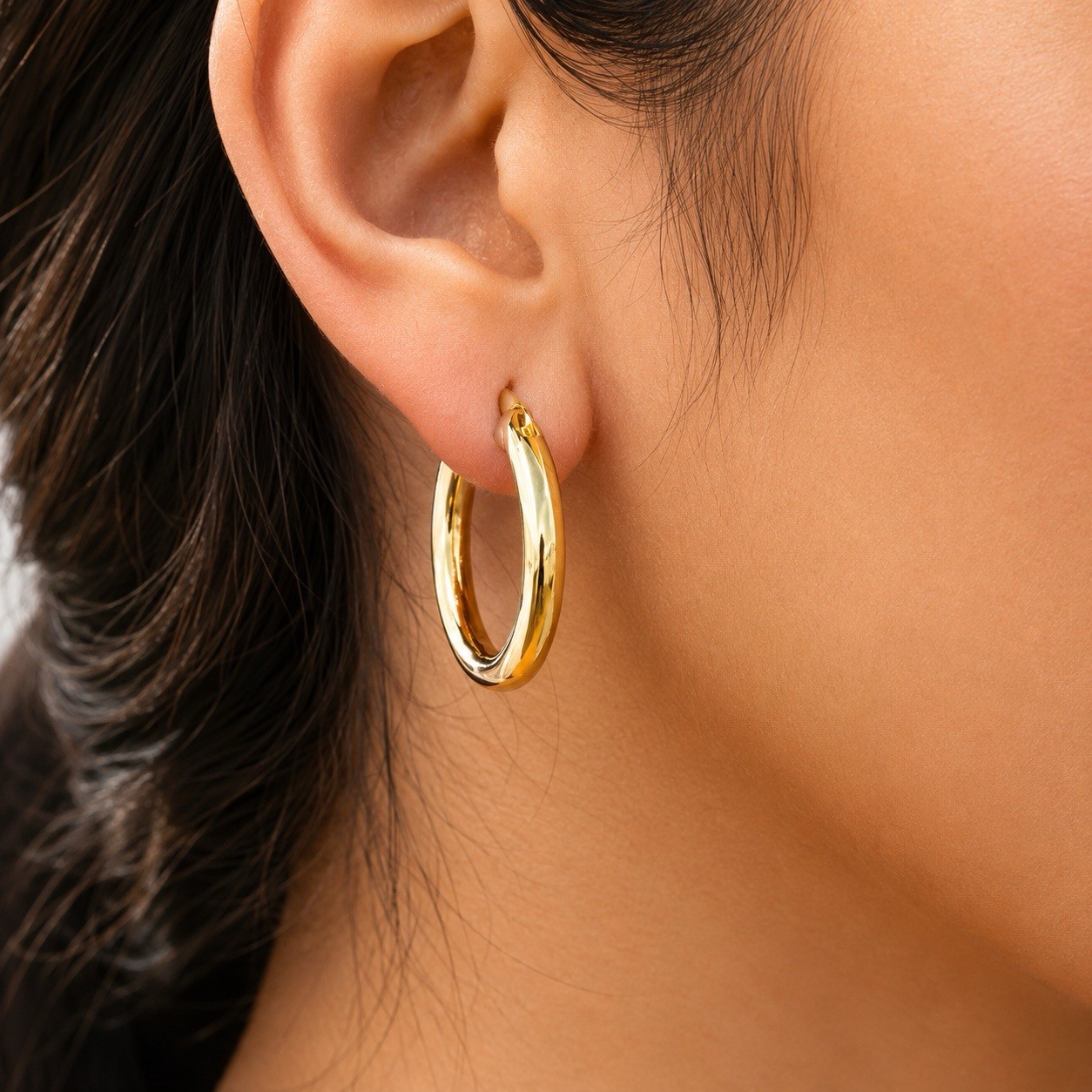 Gold Filled 18k Hoop Earrings for Women