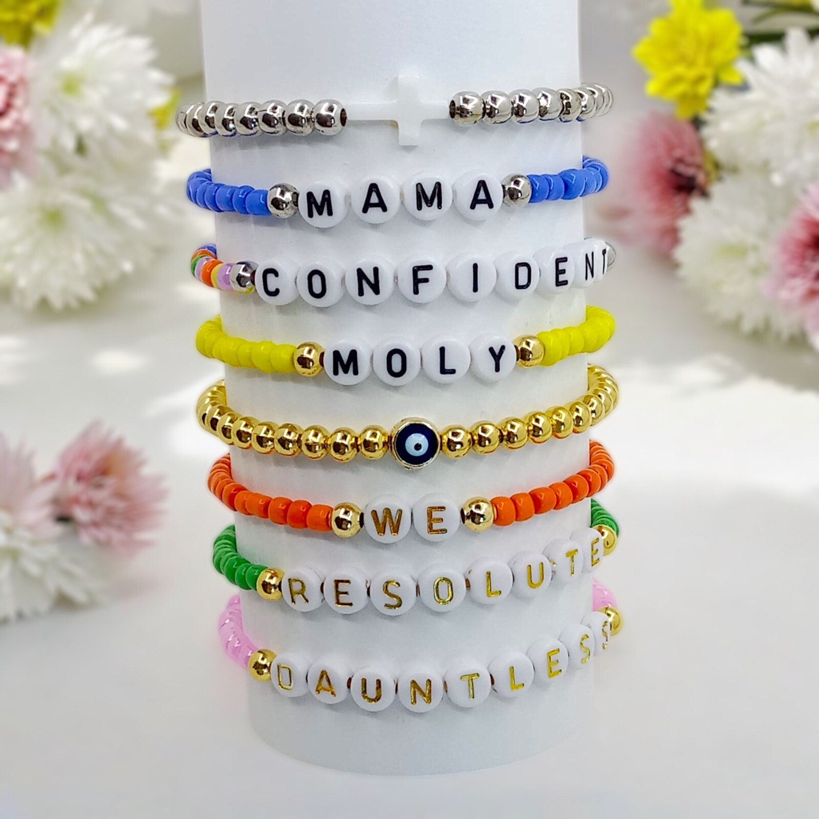 1-5-10-100 Custom Name Bracelet/Personalized Bracelet/Friendship Bracelet/Bulk