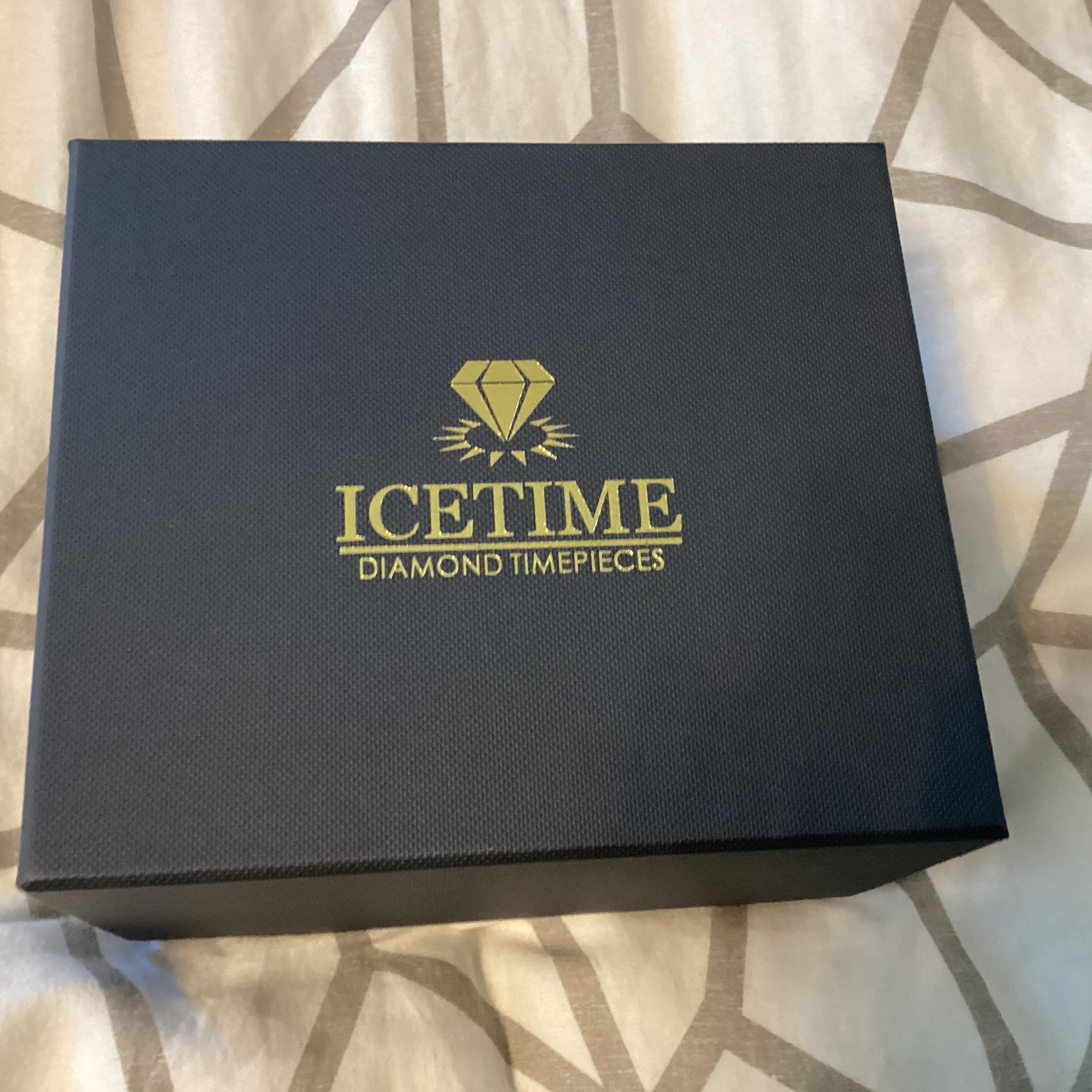IceTime 33mm Black Dial Steel With 0.10ct Diamonds