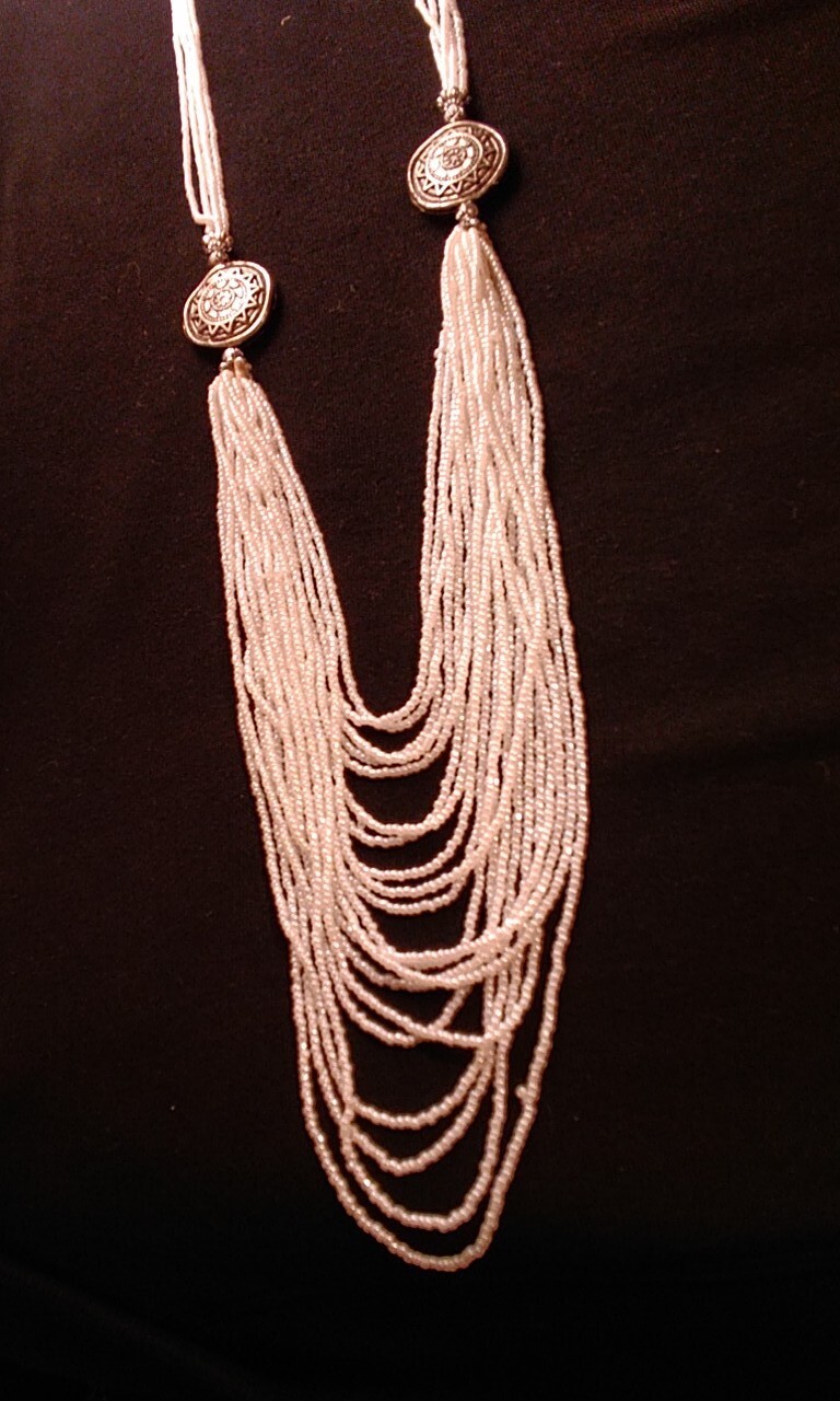 Cascade Of Beads, 1940’s To 1970’s Style Necklace