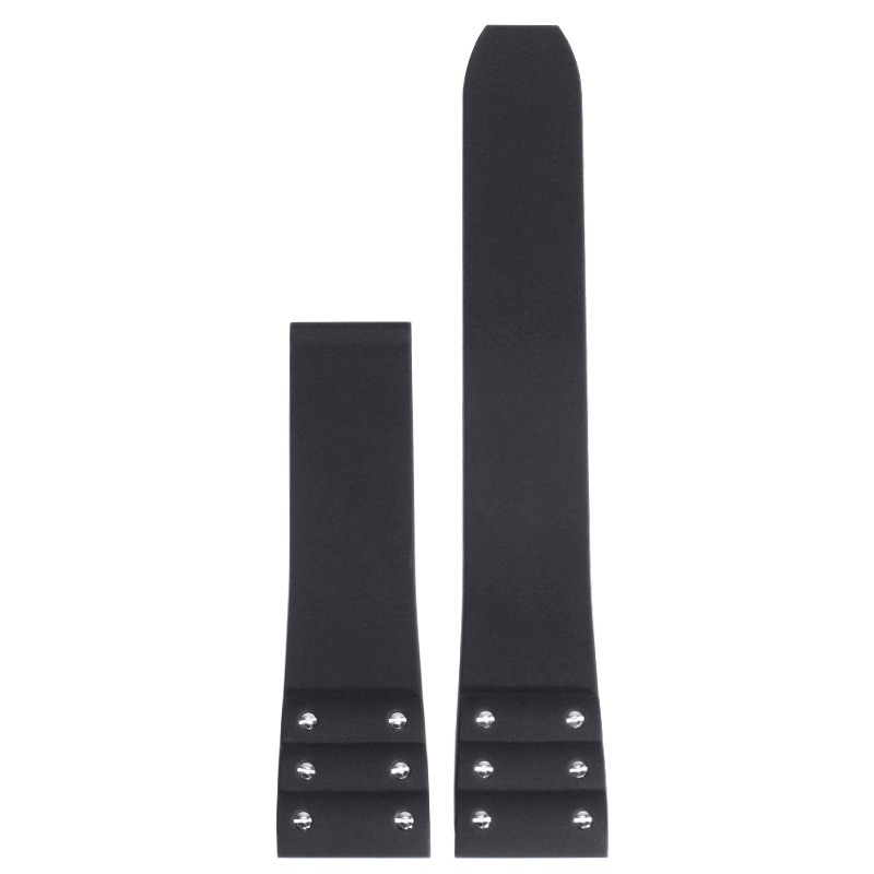 For Catier Santos Folding Clasp Waterproof Silicone Watch Strap Rubber Band 21mm