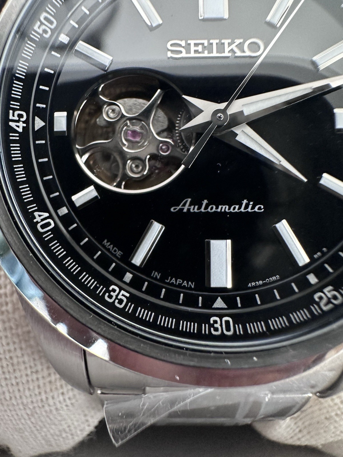 SEIKO Selection SCVE053 Automatic Open Heart Black Dial JDM – BRAND NEW