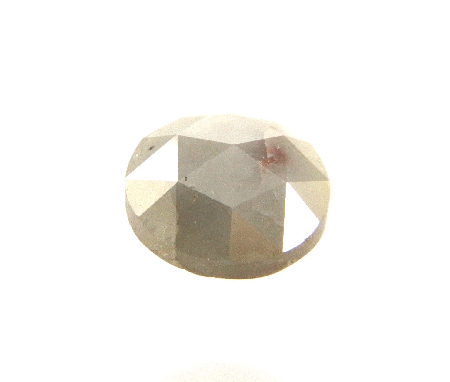 2.00 cts Natural Round Shape Gray Color Rose Cut Diamond 7.69-7.75×3.65 MM