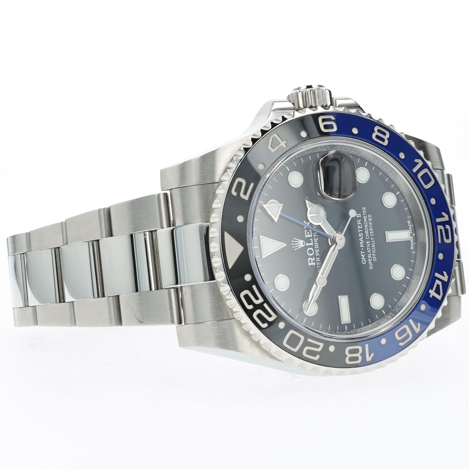 Rolex GMT-Master II Blue/Black Bezel “Batman” Stainless Steel Oyster 116710BLNR