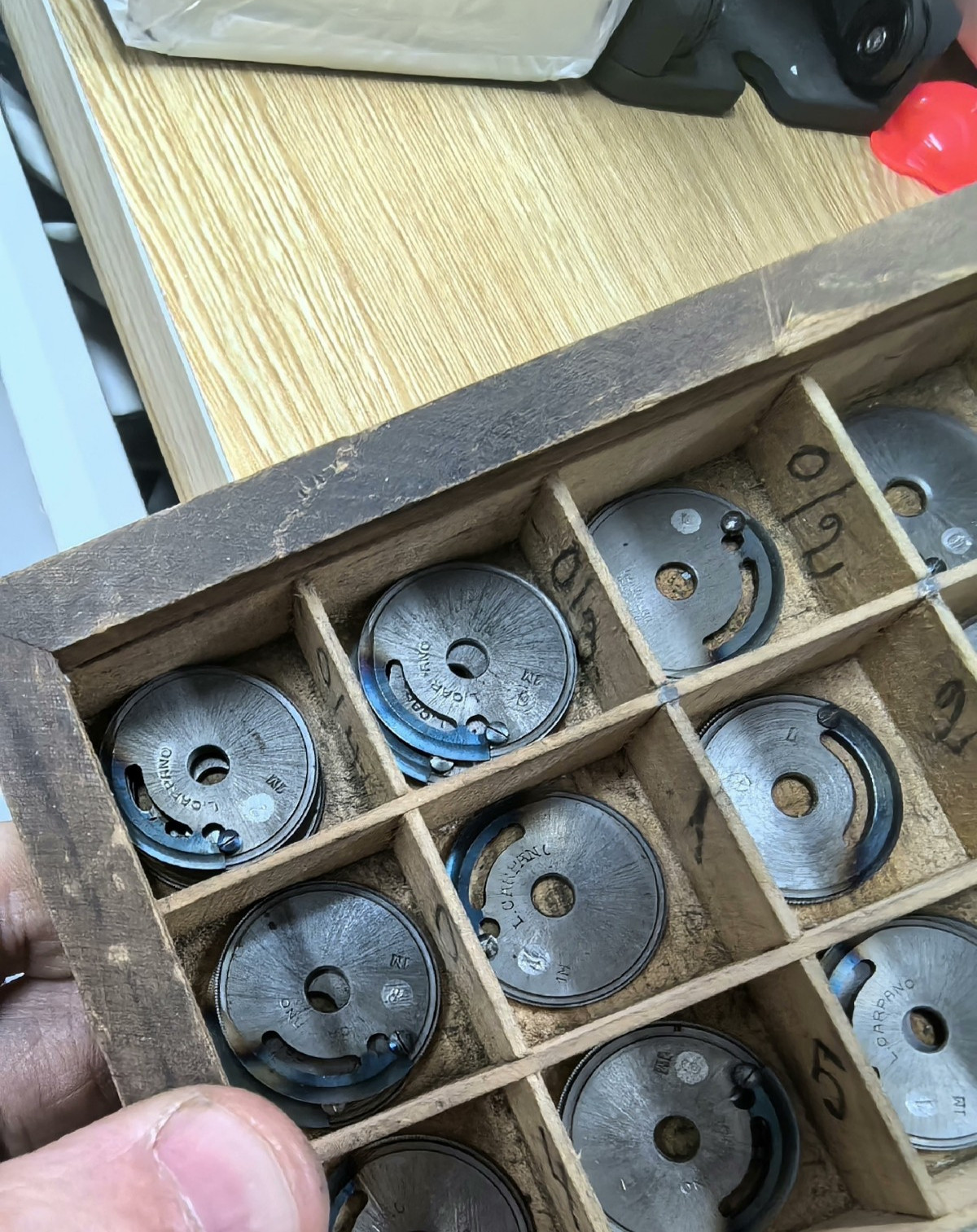 Vintage L Carpano Watchmaker Gear Module Cutters Set For Watch Lathe Swiss Made