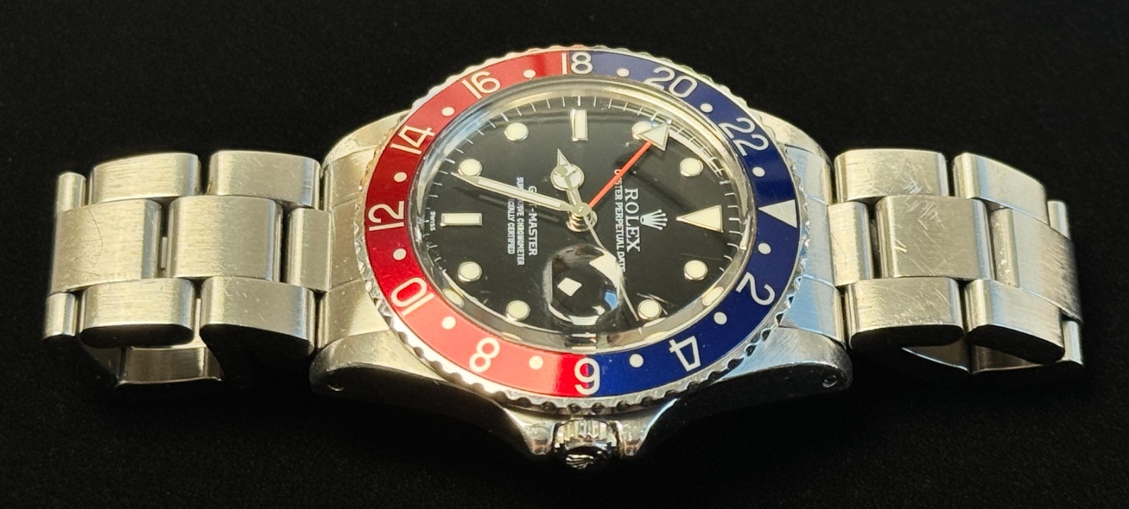 Rolex GMT-Master Pepsi 16750 SS Oyster w/ Box Cal 3075 US Seller No Tariffs