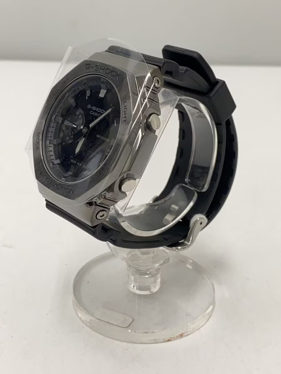 CASIO Quartz Watch G SHOCK Digital Rubber BLK BLK