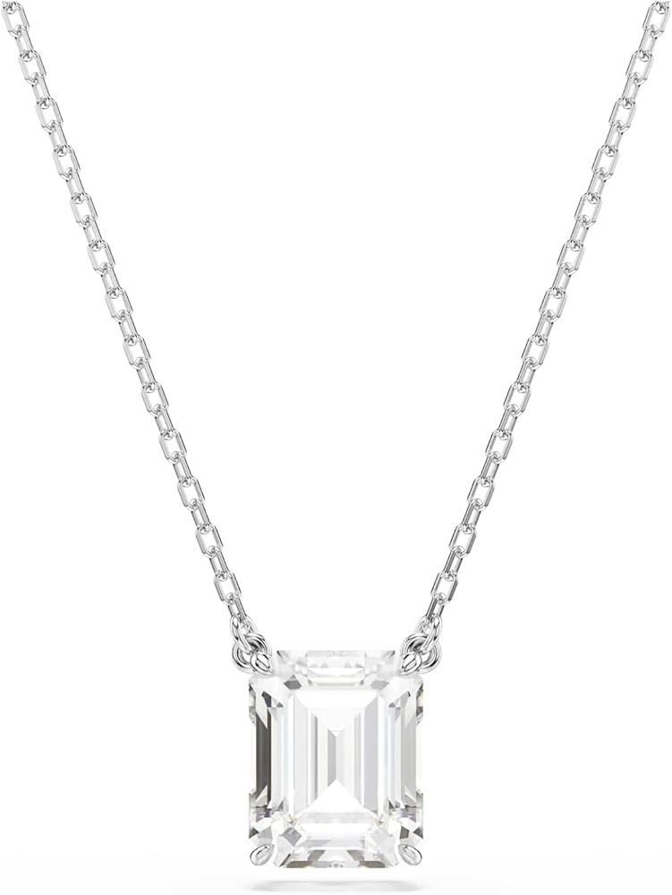 Swarovski Women’s Stilla White Crystal Necklace 5693405