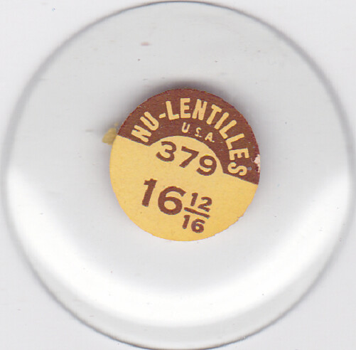 WATCH CRYSTAL NU-LENTILLES 37.4 mm to 45.2 mm (16 1/16 to 19 15/16+) SEE LIST