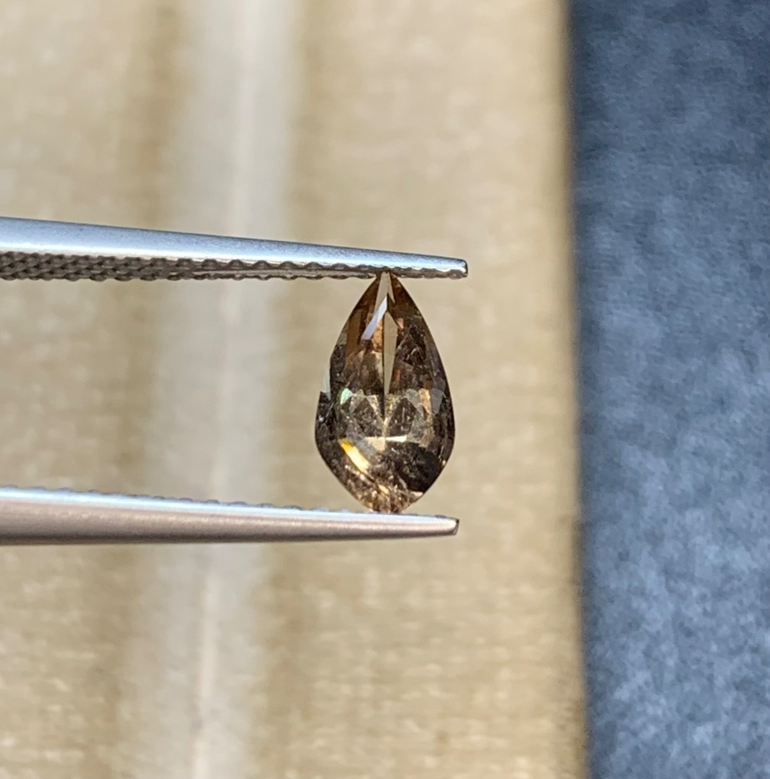 Natural Axinite Gemstone, 0.73 Crt From Gilget