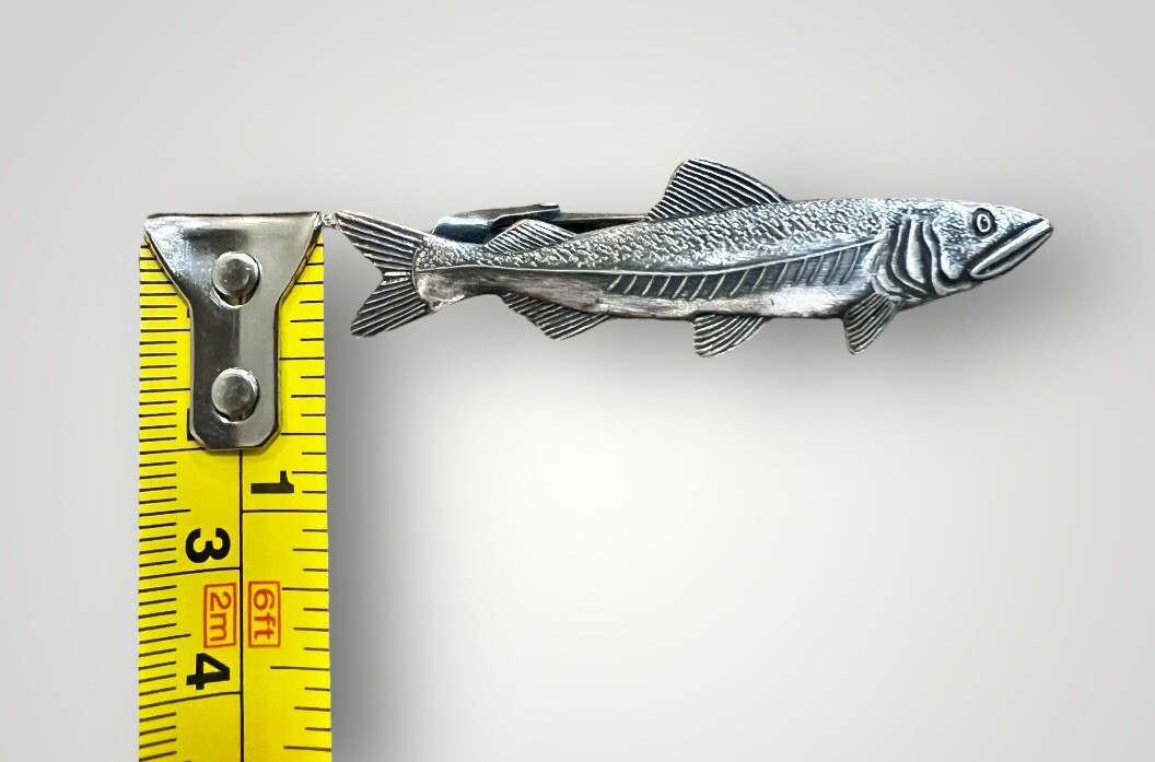 Fish Tie Clip/Bar Japan Imported Meticulous Craftsmanship Christmas Gift New