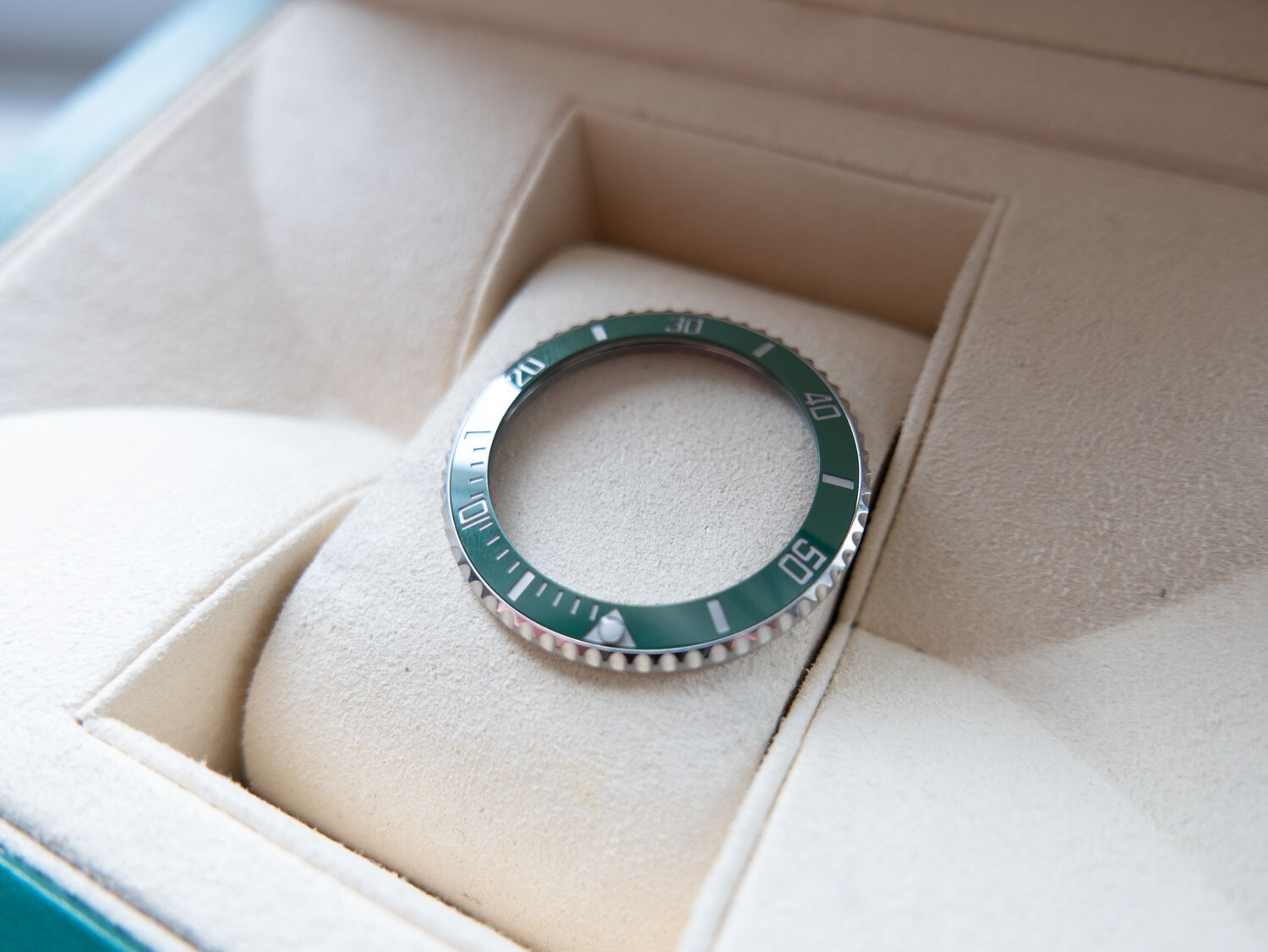 Lunette Complète Céramique et Acier Inoxydable Rolex Submariner Hulk 116610 LV