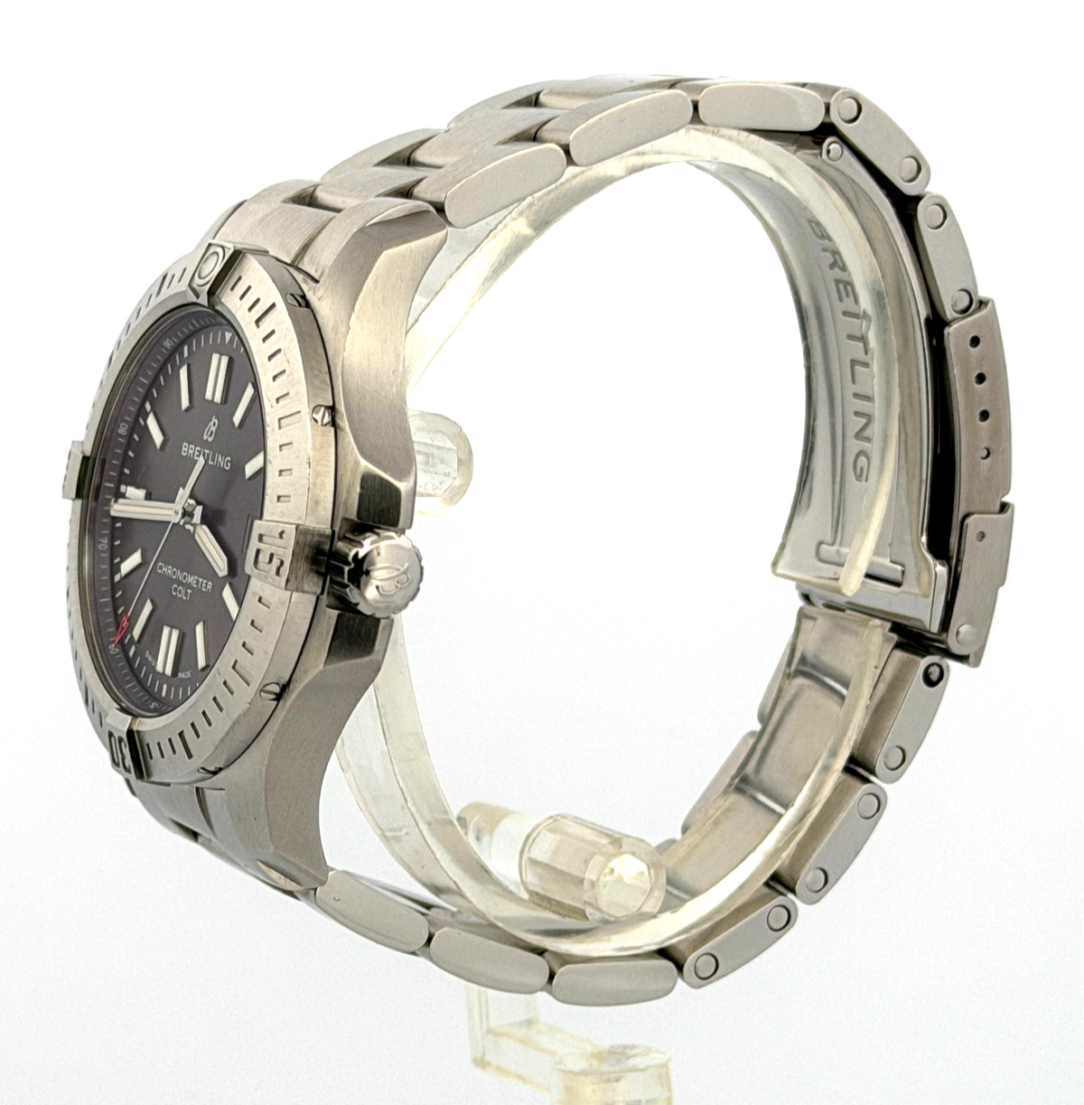 Breitling A17313 Chronometer Colt 41mm Gray Dial Automatic Stainless Steel