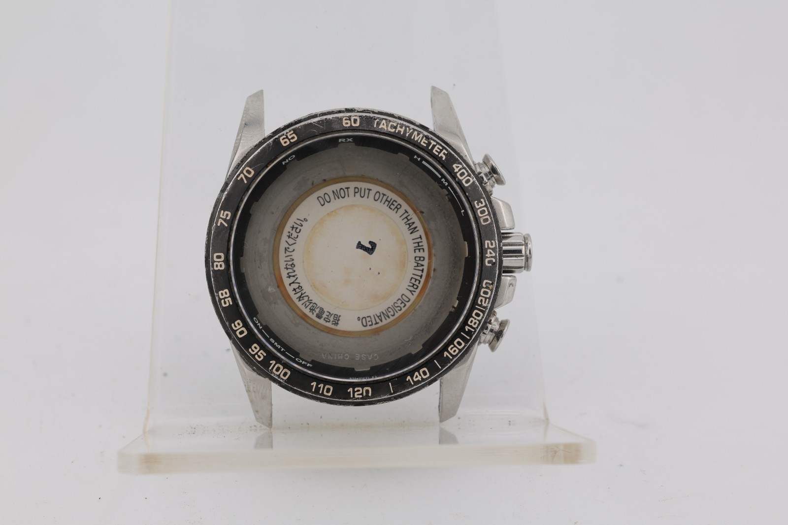 CITIZEN ECO-DRIVE PERPETUAL CHRONO WATCH CASE, E650-S075173 41.7mm 24mm LUG (LT)